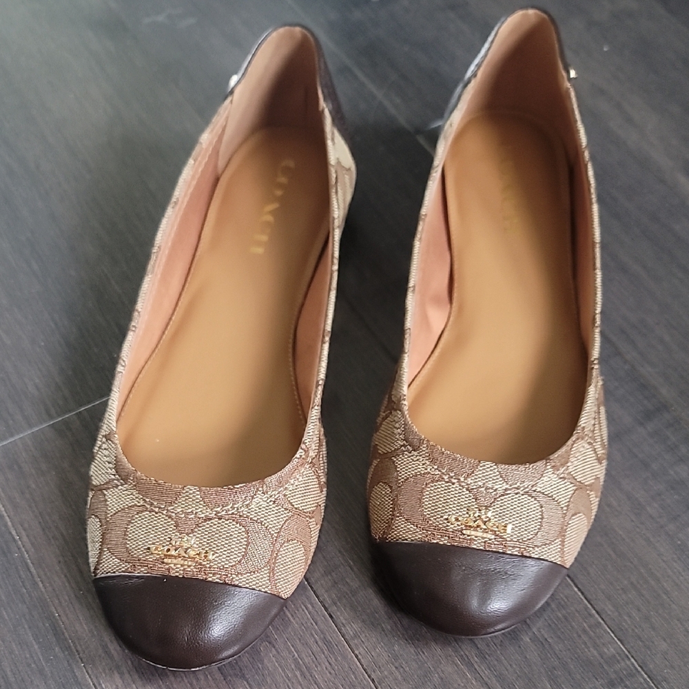 Coach Women's Brown and Tan Shoes